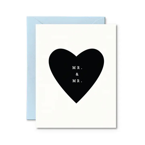 Mr & Mr Queer Wedding Card