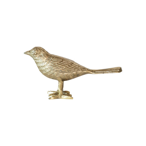 Gold Finish Bird Figurine