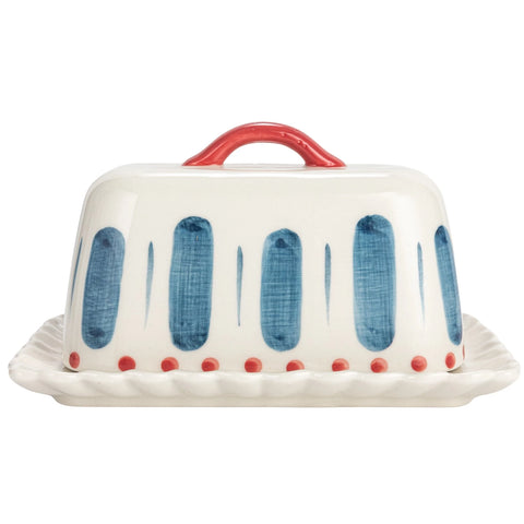 Scalloped Edge Butter Dish