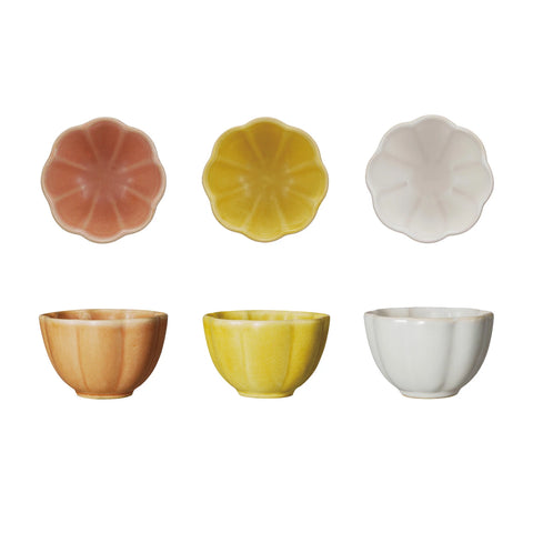 Flower Shaped Bowl - 3 Colours
