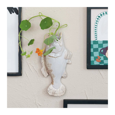 Fish Wall Vase