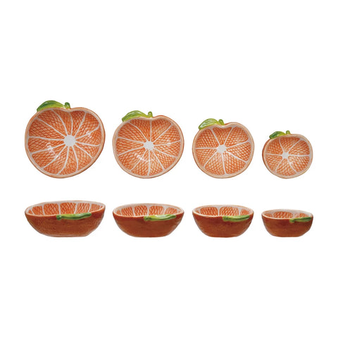 Clementine Shaped Measuring Cups