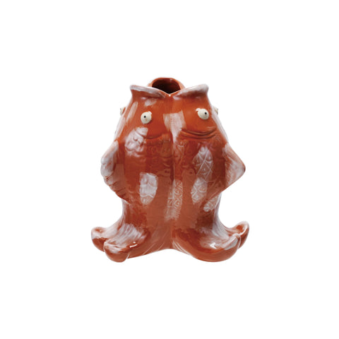 Koi Fish Shaped Vase