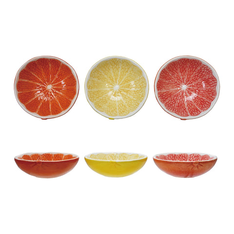 Citrus Fruit Shaped Bowls- 3 Styles