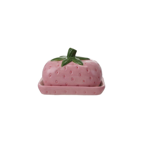 Strawberry Shaped Butter Dish