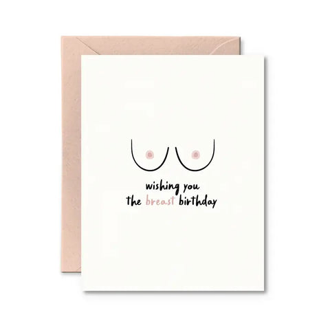 Breast Birthday Card