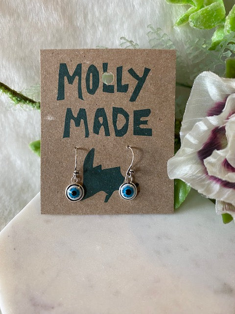 Evil Eye Dangle Earrings
