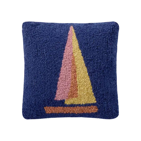 Full Sail Hooked Pillow
