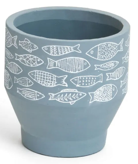 Small Planter With Fish