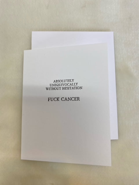 Fu*k Cancer Card