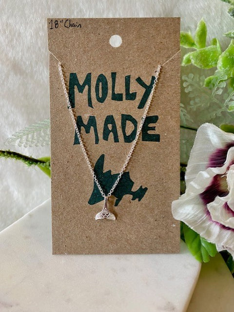 Fancy Whale Tail Necklace