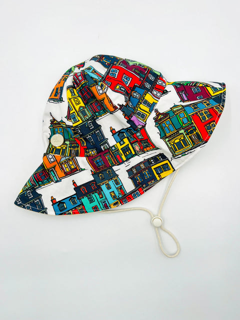 Jelly Bean Houses Hat 3-12M