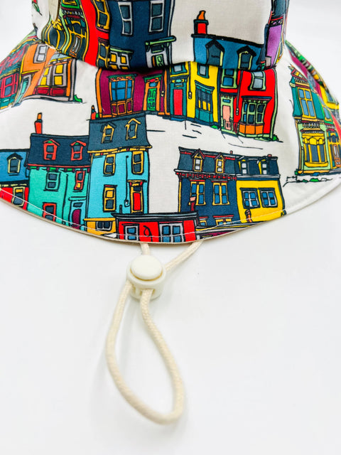 Jelly Bean Houses Hat 3-12M