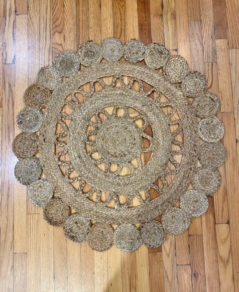 Fancy Jute Rug