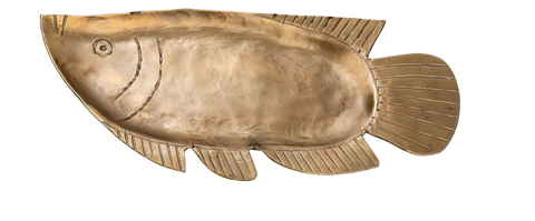 Large Iron Fish Tray