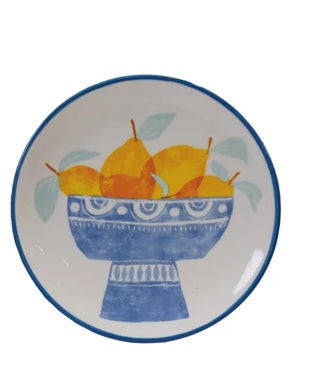 Blue Rim Plates - 4 Styles