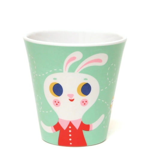 Fox & Rabbit Melamine Cup