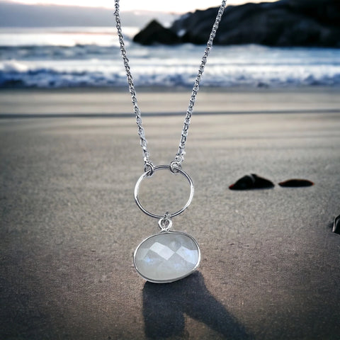 Olivia Necklace - Moonstone