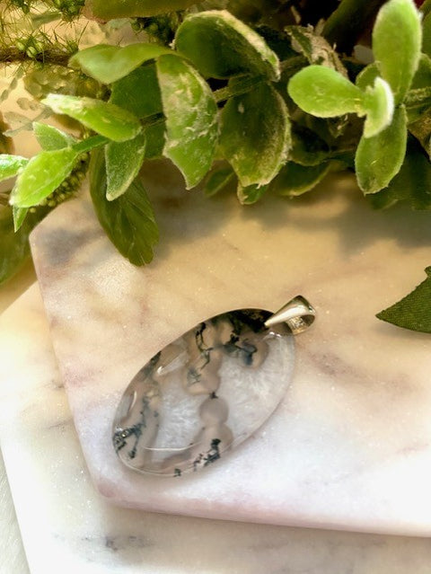Moss Agate Pendant