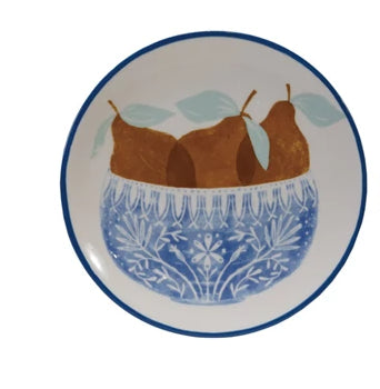 Blue Rim Plates - 4 Styles