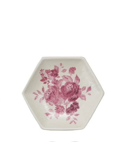 Plate Shaped Floral Magnets
