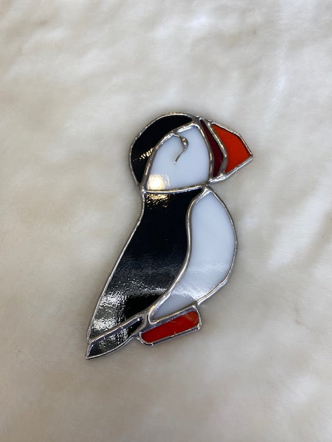 Stained Glass Puffin