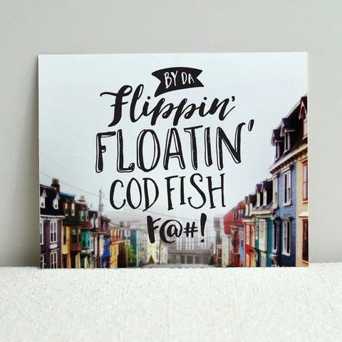 Flippin, Floatin' Cod Fish Print