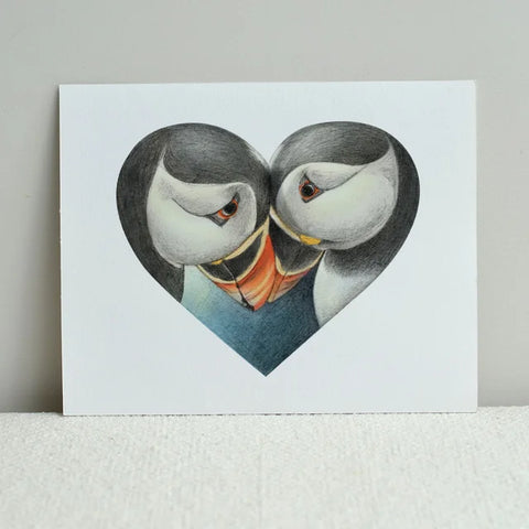 Puffin Snuggle Print