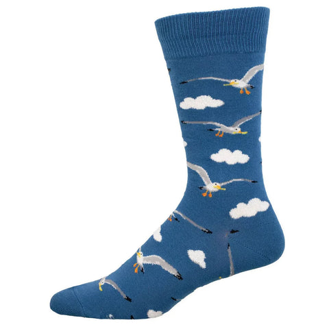 Mine Now Socks - Blue Heather