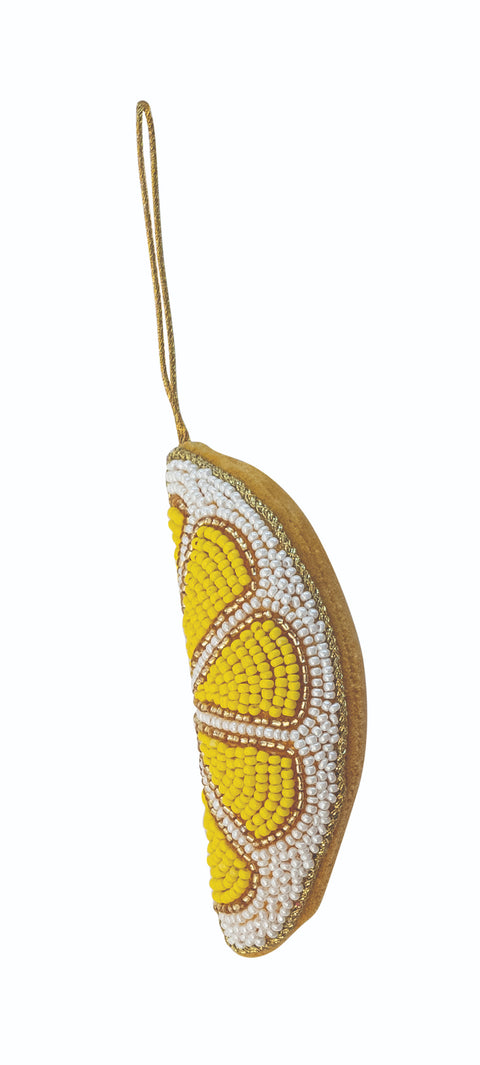 Citrus Beaded Ornament