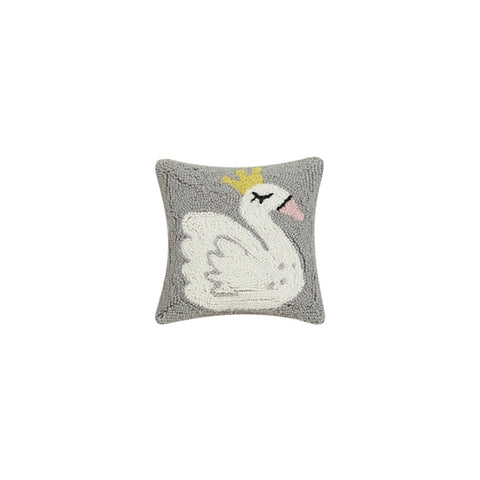 Princess Swan Hooked Pillow
