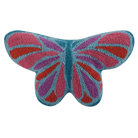 Butterfly Shaped Hooked Pillow