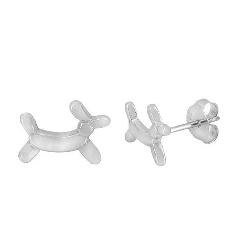 Balloon Dog Stud Earrings