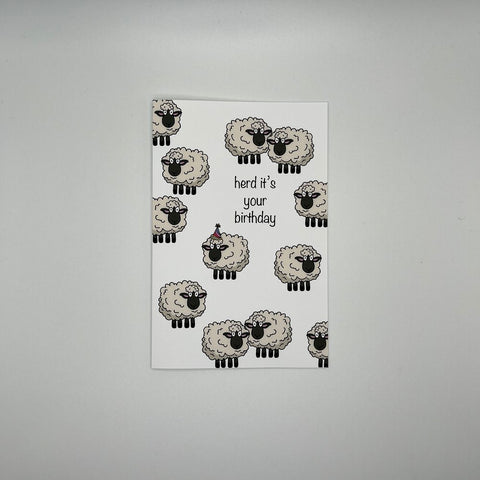 Herd It's Your Birthday Card
