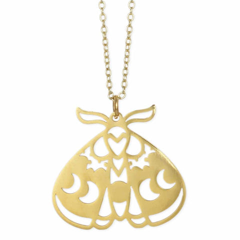 Lunar Moth Necklace