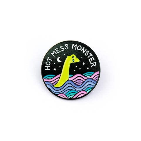 Hot Mess Monster Enamel Pin