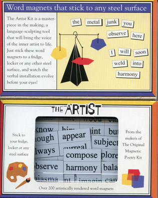 Magnetic Poetry - The Artist