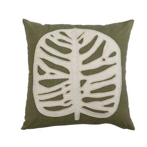 Monstera Leaf Pillow
