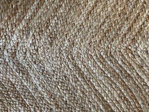Bradied Jute Heart Rug