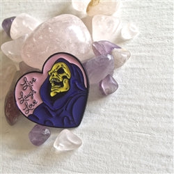 Skeletor Live, Love Laugh Enamel Pin
