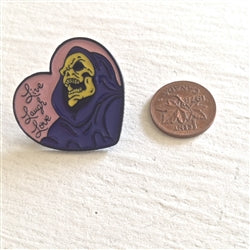 Skeletor Live, Love Laugh Enamel Pin
