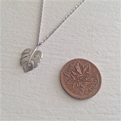 Monstera Leaf Necklace