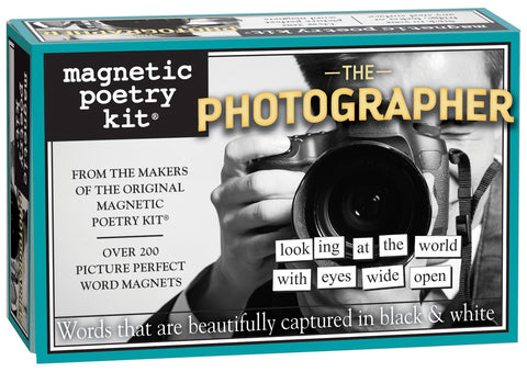 Magnetic Poetry - The Photographer