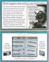 Magnetic Poetry - The Photographer