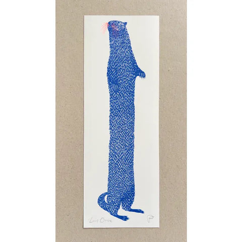 Long Otter Print