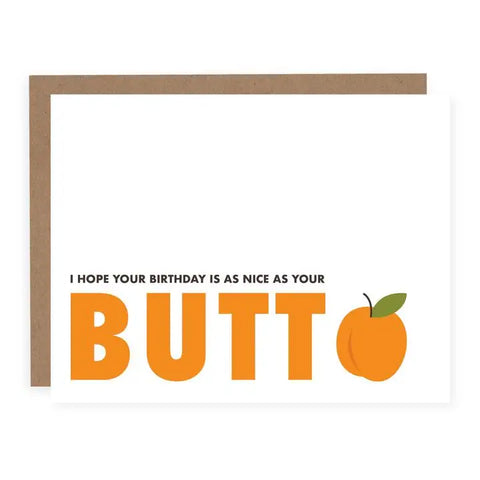 Birthday Butt Card