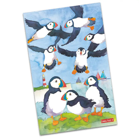 Puffin Tea Towel