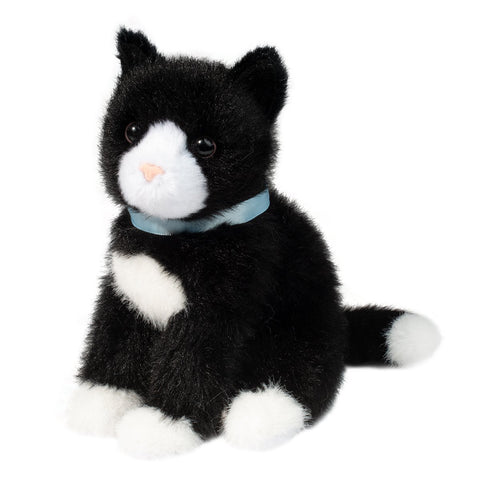 Mini Black & White Cat Stuffie