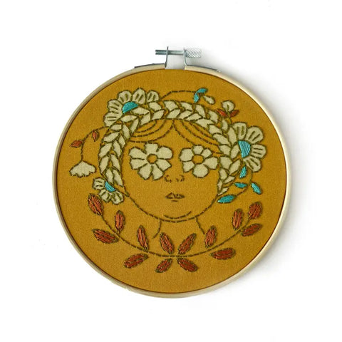 Flower Child Embroidery Kit