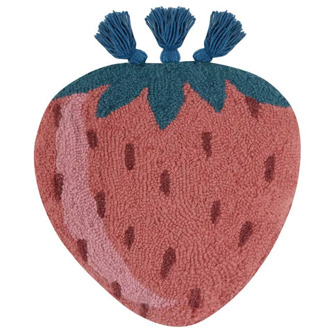 Strawberry Hooked Pillow